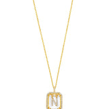 Diamond Initial Necklace