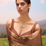 Polki Initial Necklace-S