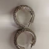 Party Rhinestone Hoops