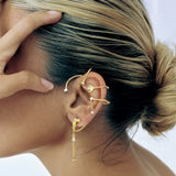 Star Moon Ear Cuff