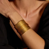 Gold Textured Cuff