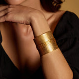 Gold Textured Cuff