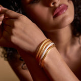 TEXTURE BANGLE STACK