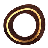 WOODEN DISC BANGLE