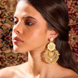 MOR COIN PEARL JHUMKA