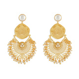 MOR COIN PEARL JHUMKA