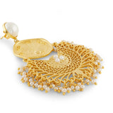 MOR COIN PEARL JHUMKA