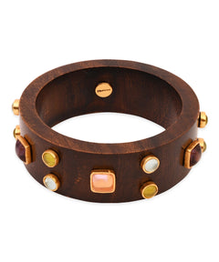 Kriti Sanon wearing MNSH Gemstone Wooden Bangle