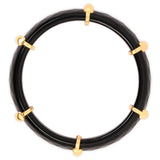 Midnight Stud Glass Bangles 1 Pair