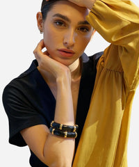 Midnight Stud Glass Bangles