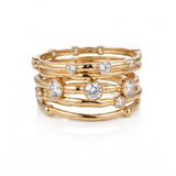 Diamond Bangle Stack