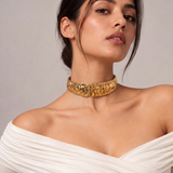 kallista texture necklace