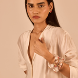 Dil Candy Resin Bangle ( Pink )