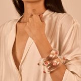 Dil Candy Resin Bangle ( Pink )