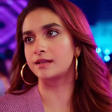 Keerthi Suresh Wearing Mnsh Large Texured Hoops