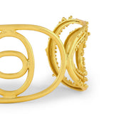 Vine Oval Triple Cuff