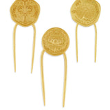 Coin Hair Pin Set