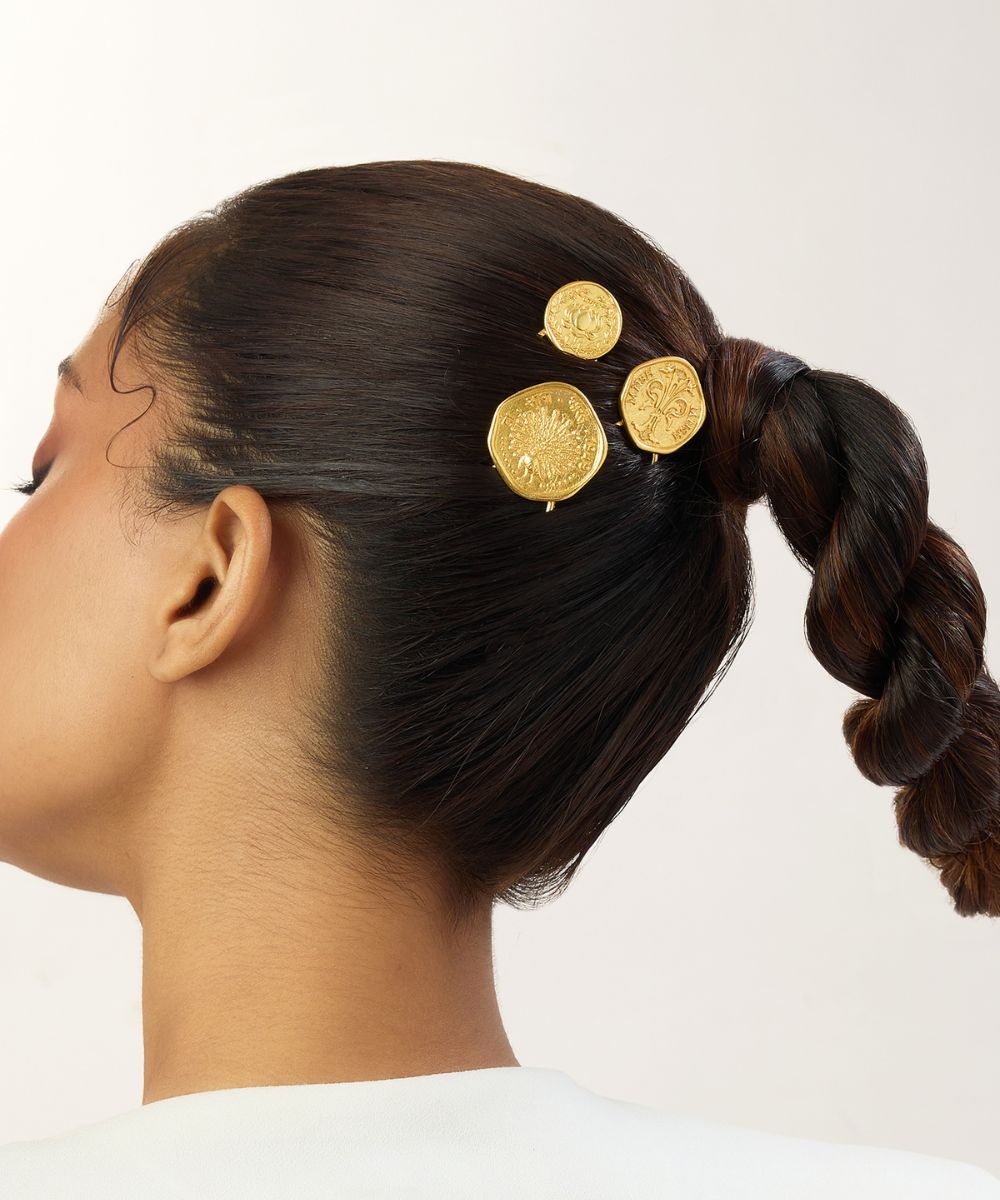 Coin Hair Pin Set