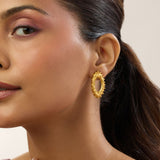Vine Oval studs