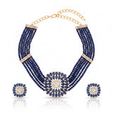 Sapphire Noor choker Set