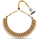 Pearl Temple Necklace Set