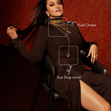 Sonakshi Sinha wearing MNSH Fluid Choker & Duo Drop Lariat