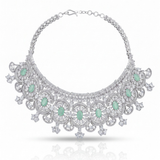 Mint Blossom Choker Set