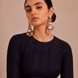 Noor Ruby Pink Polki Drops