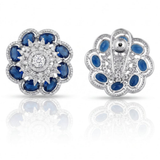 Starlight Sapphire Studs