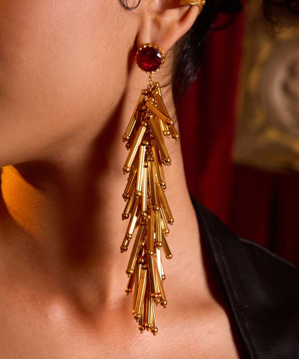 Mob Wife Tassel Earring