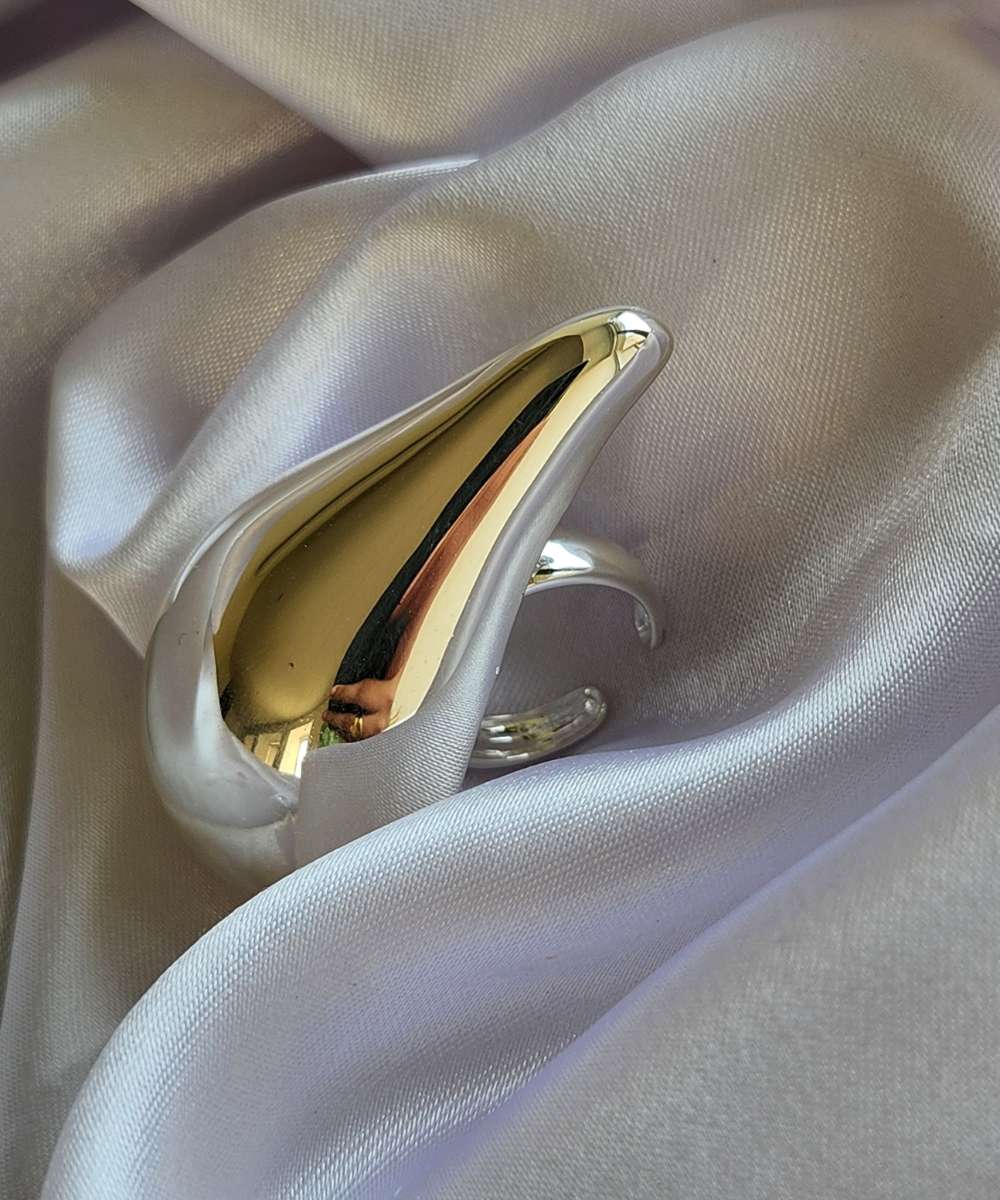 Bold Chunky Silver Ring