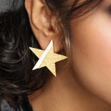 Candy Star White Earrings