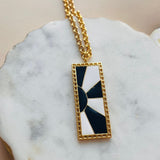 Ray Long Black Necklace