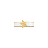 Signature Off White Initial Cuff