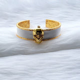 Signature Off White Initial Cuff