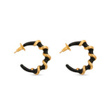 Black and Gold Candy Hoop