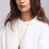Ray Long Black Necklace