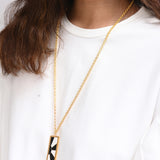 Ray Long Black Necklace