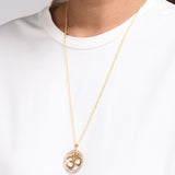 OM Gold Necklace