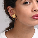Candy Hexa Black Earrings