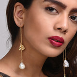 BAROQUE Pearla Needle Thread Earring