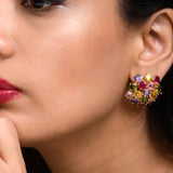 Bauble Crystal Multi Color Studs