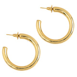 Mini Chunky Gold Oro Hoops