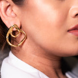 RAKULPREET SINGH - Fluid Double Wave Earrings