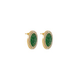 Royal Lotus Emerald Studs