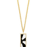 Ray Long Black Necklace