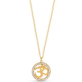 OM Gold Necklace