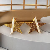 Candy Star White Earrings