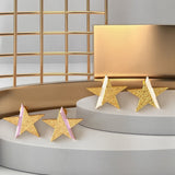 Candy Star White Earrings