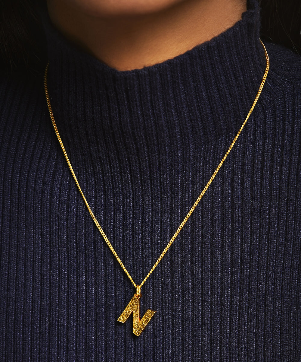 Minimalistic Initial Necklace